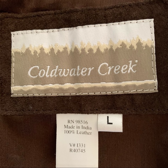 Cold water Creek Ladies Collared Vest - Picture 2 of 3